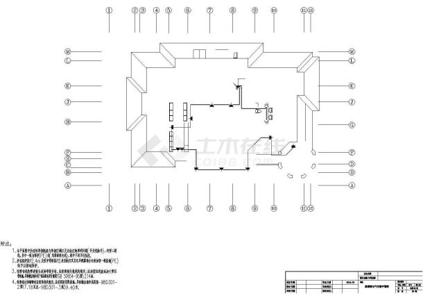 江苏三层别墅电气CAD基础平面布置参考图-图二