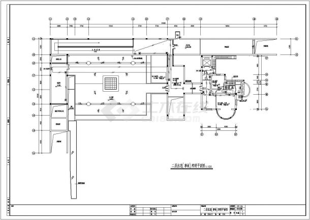 某南京纪念馆二期强电CAD设计大样施工图-图一