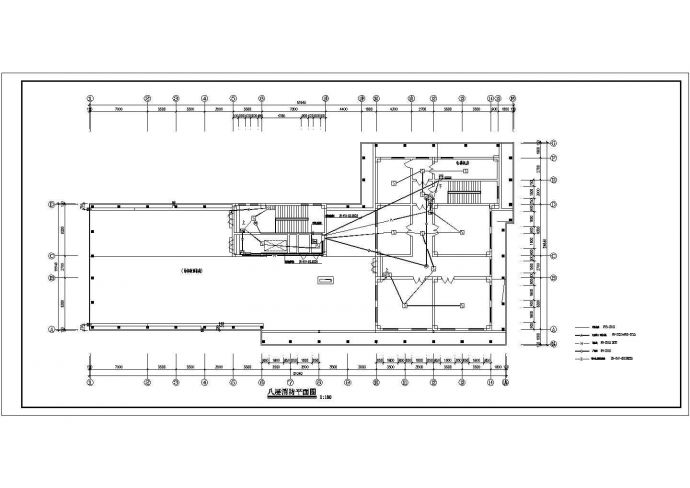 某医院CAD电气消防设计图_图1