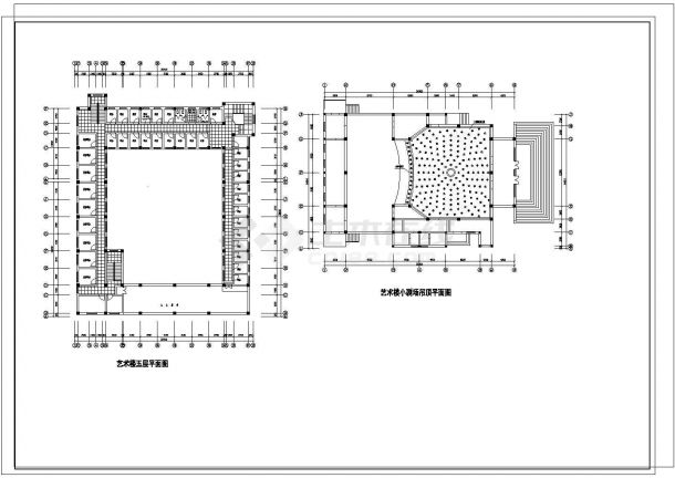 某地方艺术楼建筑设计方案图-图二