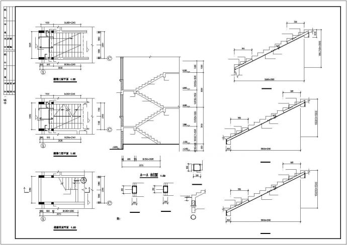 上海某四层现代风格别墅结构设计CAD图纸（含设计说明）_图1