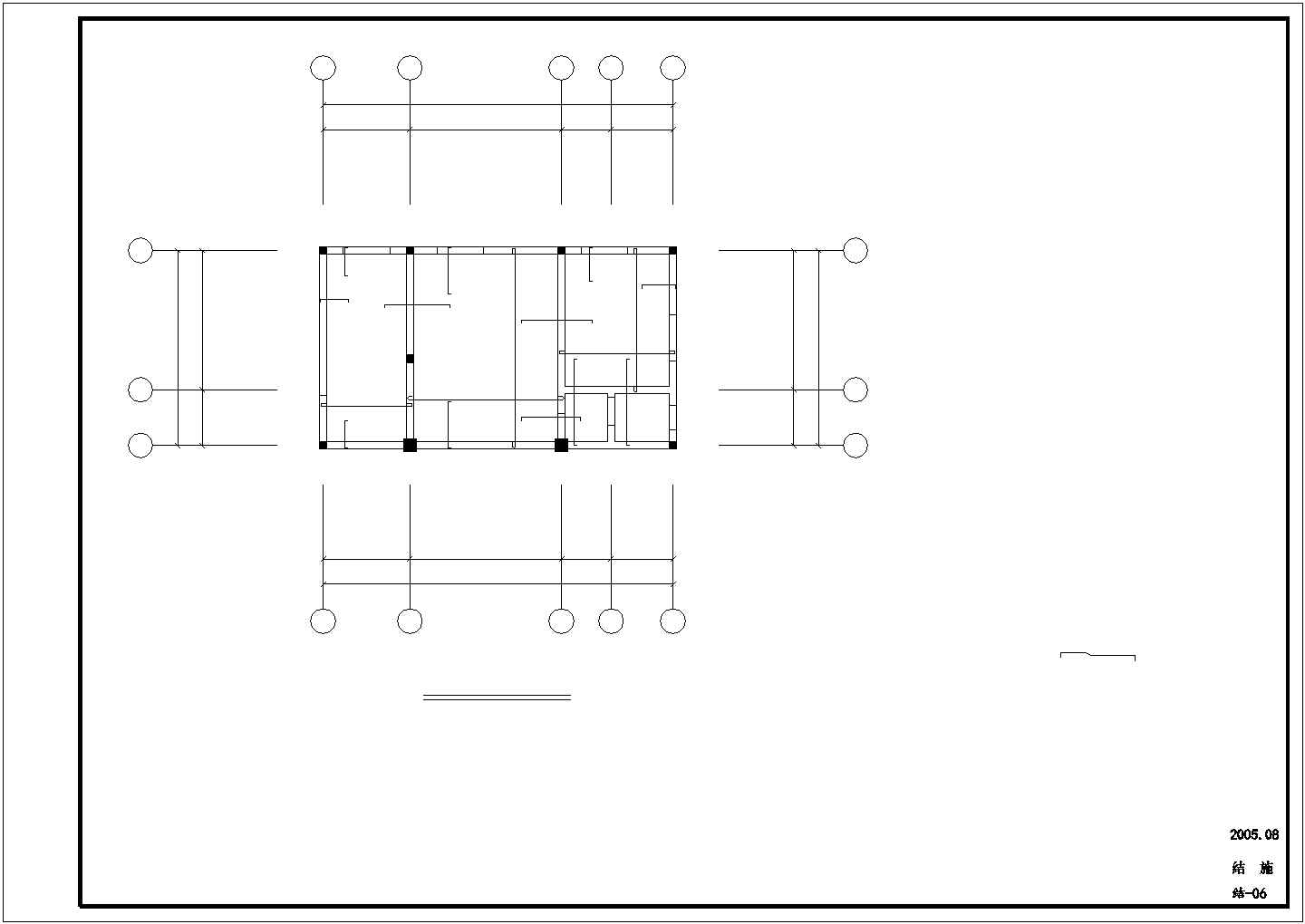 两层别墅结构设计cad施工图