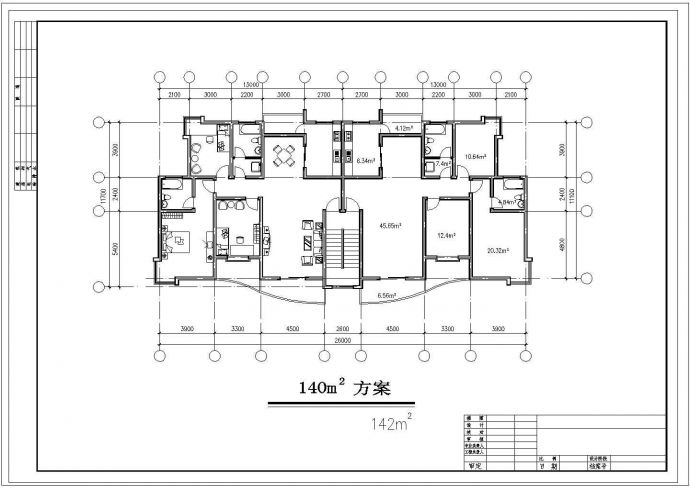 某多层住宅CAD建筑设计大样完整图_图1