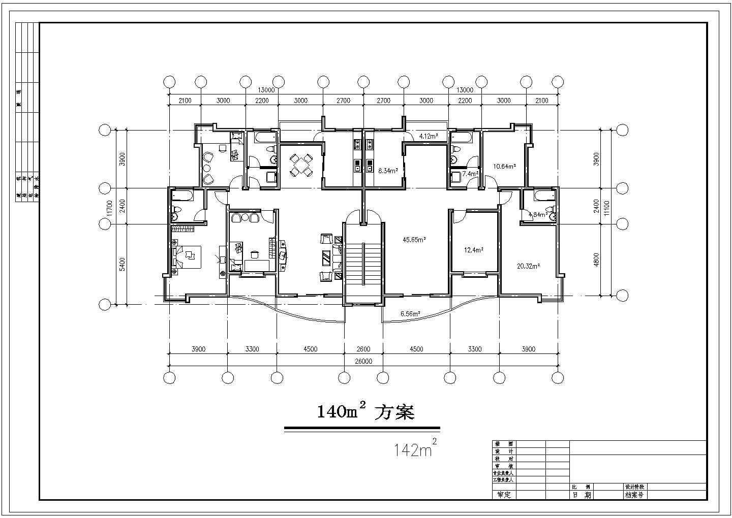 某多层住宅CAD建筑设计大样完整图