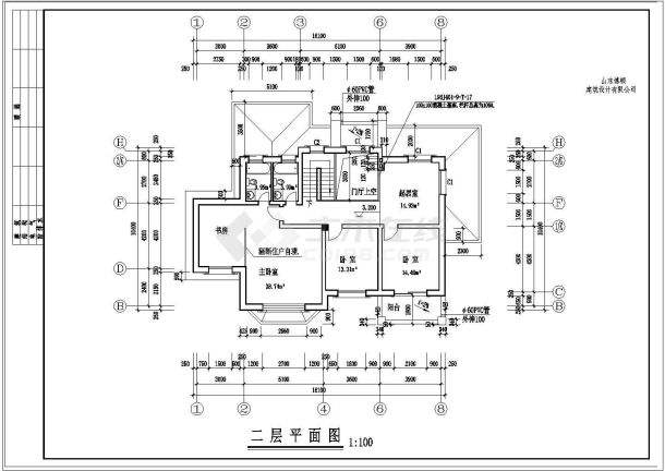 某多层住宅户型CAD设计完整详细建筑平面-图一