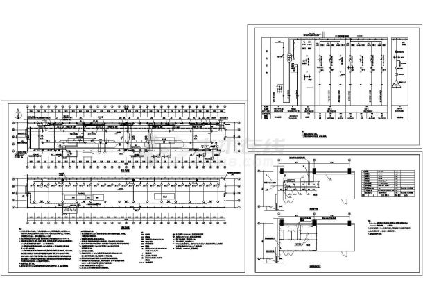 某工业厂房CAD电气设计详细图纸-图一