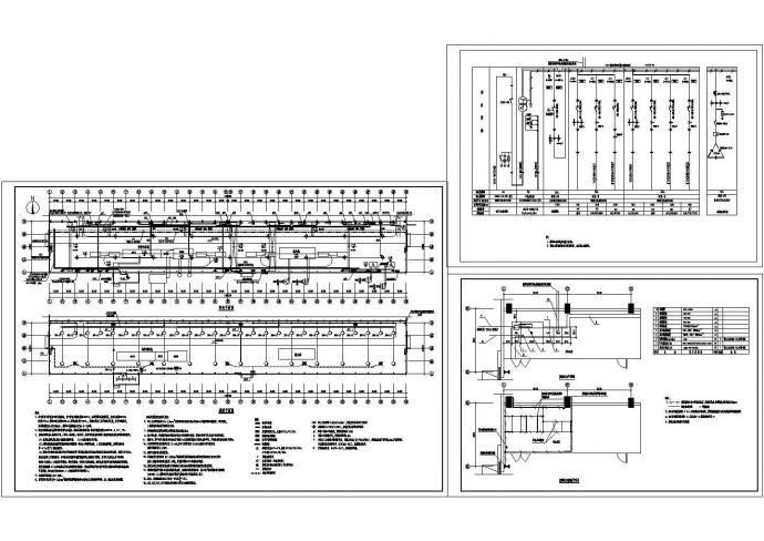 某工业厂房CAD电气设计详细图纸_图1