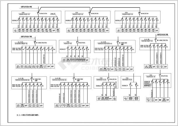 某工业厂房CAD电气设计详细图纸-图二