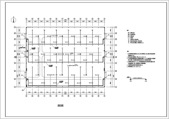 某工业厂房电气CAD设计完整图_图1