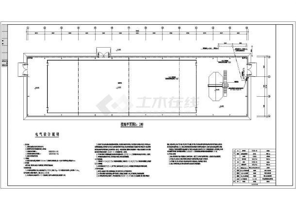  CAD design plane electrical drawing of a pipe manufacturing workshop - Figure 1