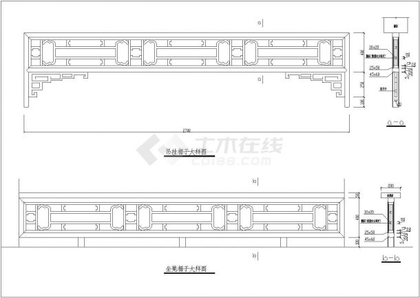 某景观工程木结构六角连亭（宋式做法）设计cad全套建筑施工图-图一