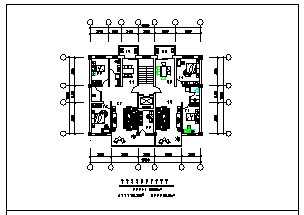 9种多层住宅户型cad设计方案施工图纸_图1