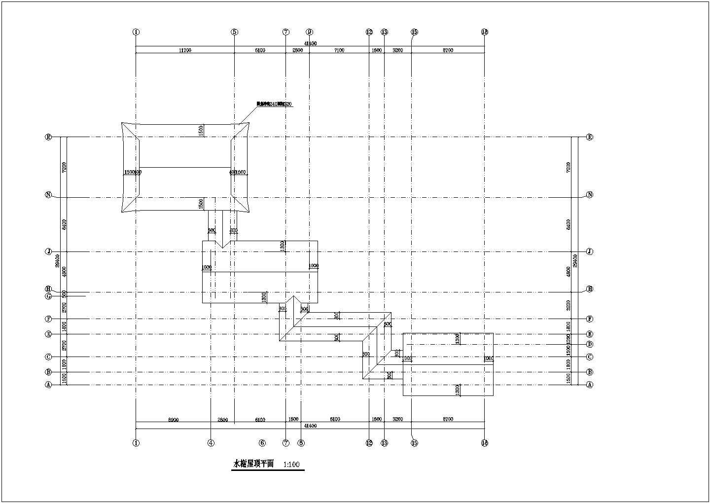 某景观园林工程水榭设计cad全套建筑施工图