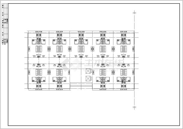 某湛江雅培中学宿舍楼CAD节点平面设计图纸-图二