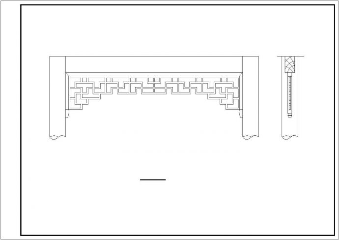 某园林景观工程中式古典风格六角重檐型亭廊设计cad全套建筑施工图_图1