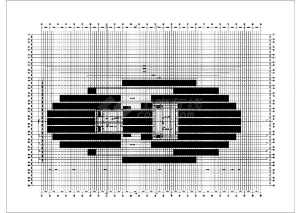 某重庆某大剧院CAD完整平面设计图纸-图一