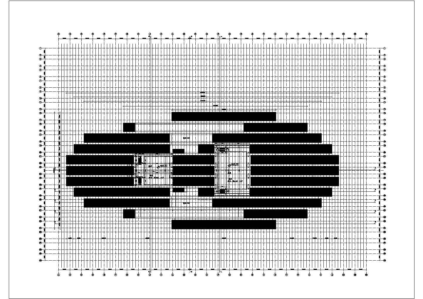 某重庆某大剧院CAD完整平面设计图纸