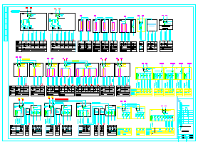 大型医院建筑CAD设计施工图(包括电气图高低压系统图、配电房布置图)-图一