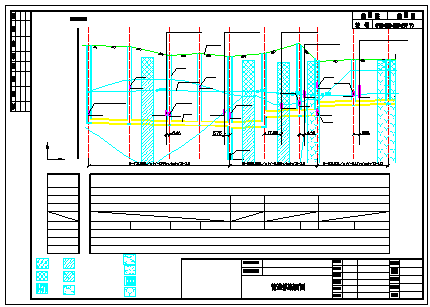 某地大型截污工程初步设计CAD纵断面设计图纸-图二