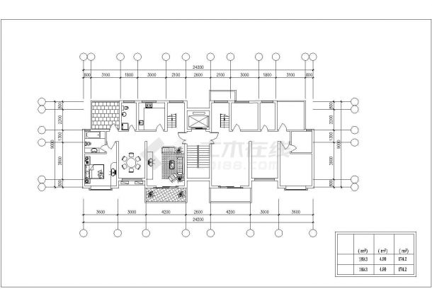 南昌市盛阳华苑小区75-130平米热门户型设计CAD图纸（23张）-图一