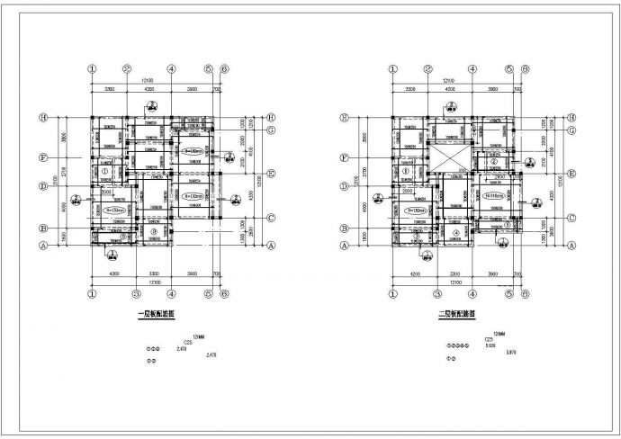 郑州市某村镇560平米2层私人乡村别墅建筑设计CAD图纸（含车库层）_图1