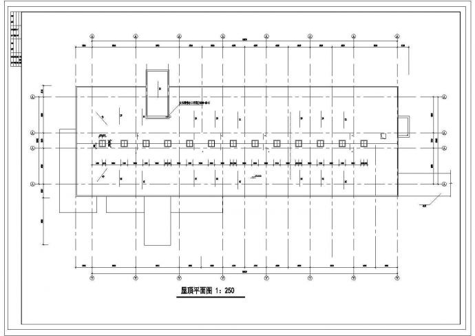 某学院行政办公楼CAD详细构造完整平面图_图1