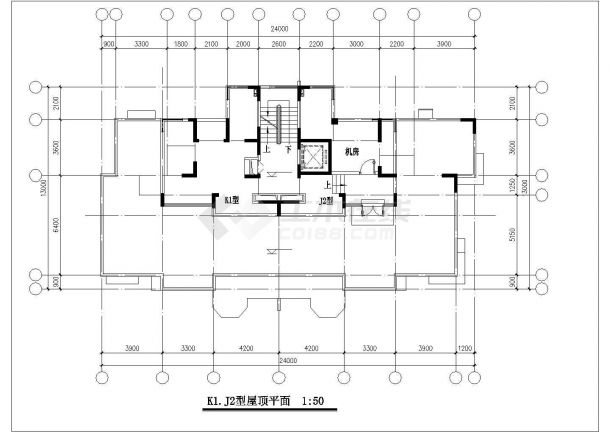 武汉某新建小区75-150平米左右的热门户型设计CAD图纸（30张）-图二