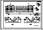 B级波形防撞护栏设计cad图纸（全）