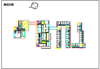 某旅馆单体楼建筑整套设计方案CAD图纸-图二
