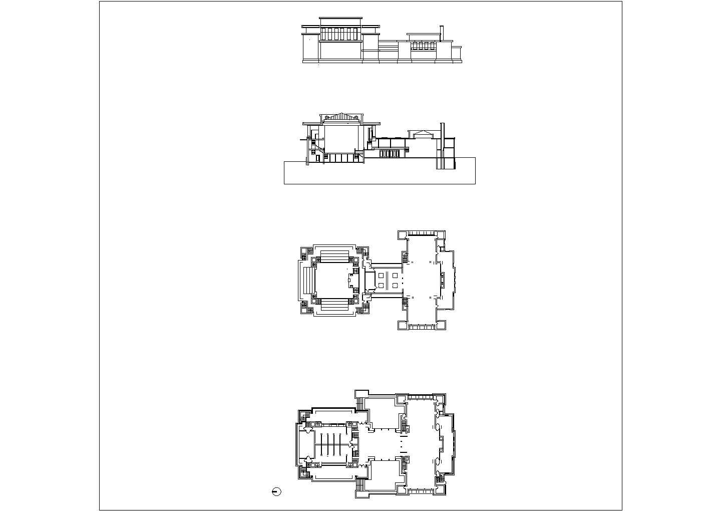 某联合教堂CAD完整详细节点设计图