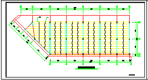 某三层厂房钢结构框架详细CAD设计施工图纸-图二