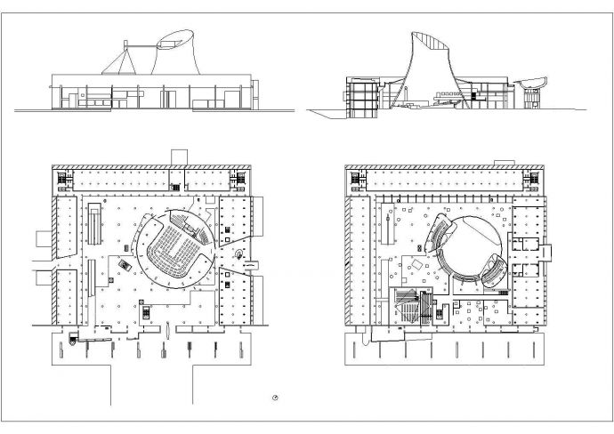 某国会大厦CAD平面设计完整图纸_图1