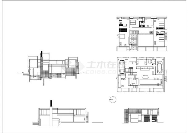 某Milam住宅CAD大样详细节点剖面图-图一