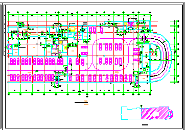 某市商业建筑全套CAD设计方案施工图纸-图二