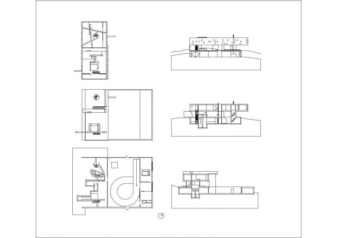 某波尔多住宅CAD详细平立面设计图纸_图1