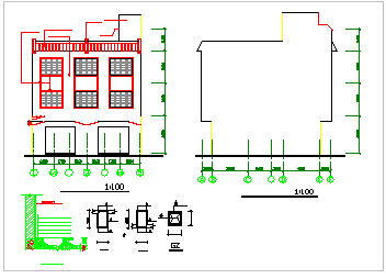 某私人住宅建筑cad设计结构施工全图_图1