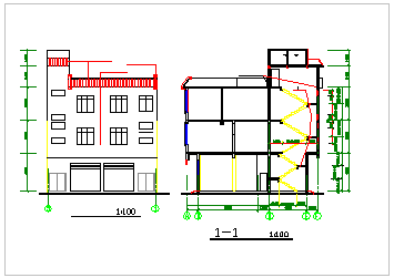 某私人住宅建筑cad设计结构施工全图-图二