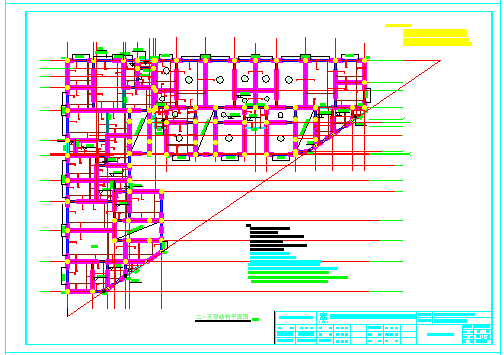 某小区结构图cad建筑设计图纸_图1