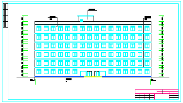 某学校全套教学楼结构cad规划设计施工图_图1
