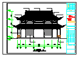某一层混凝土结构家族宗族祠堂建筑设计施工图（宋代风格、布局合理）-图二