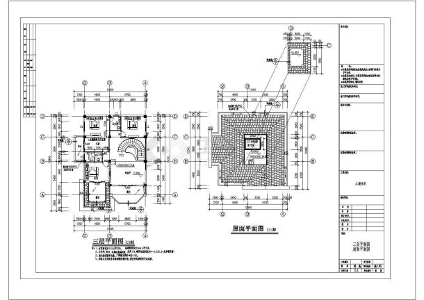 某大型别墅建筑规划CAD套图-图一