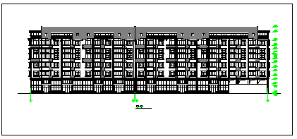 某跃层住宅楼建筑详细CAD施工图纸-图一