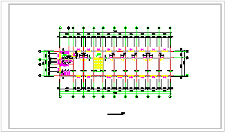 某地区招待所和大型食堂建筑结构CAD设计图_图1