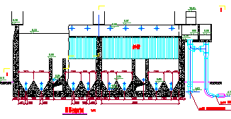 某工厂废水处理斜管沉淀池设计全套施工图纸-图二