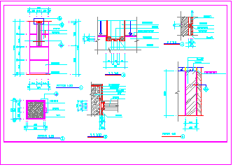 某八层办公楼全套CAD装修设计施工图纸-图一