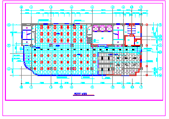 某八层办公楼全套CAD装修设计施工图纸-图二