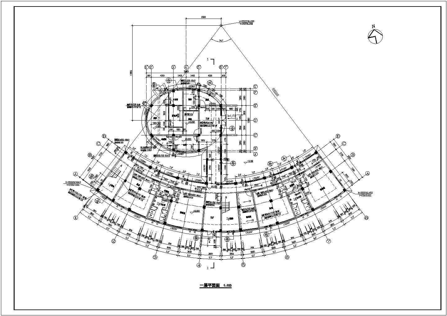 住宅设计_某地区四层住宅设计CAD图