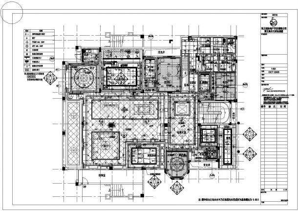 某深圳观阑别墅CAD构造完整节点图纸-图一