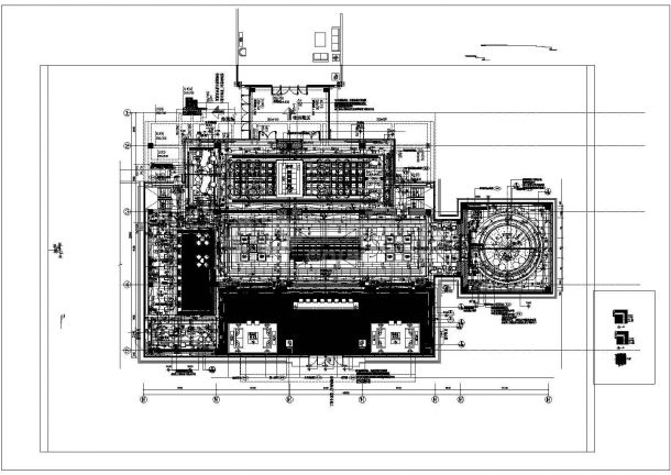 某西安雅居乐国际售楼部CAD节点完整剖面图纸-图一