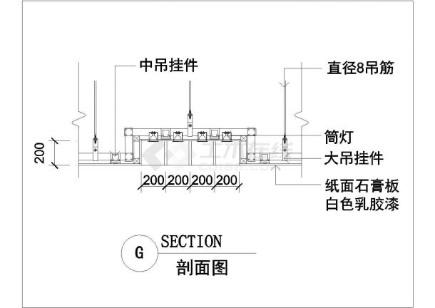 某服装店CAD施工完整平面图-图一